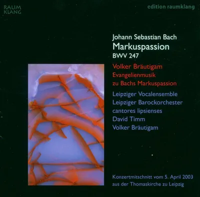 Produktbild von Markuspassion BWV 247