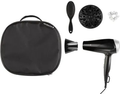 Produktbild von Style Edit Remington D3171GP Haartrockner-Box 2200 W Aufbewahrungstisch, Diffusor, Flachbürste und Seiden-Haargummi