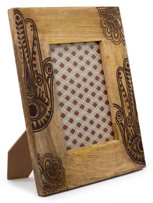 Imagen del producto de Marco Grande de Madera de Mango (para 13x18cm) 28x23x2cm - Hamsa