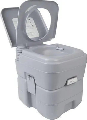 Produktbild von Famanu Campingtoilet 20L - Tragbar mit abnehmbarem Abwassertank