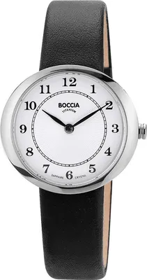Boccia 3344-05 Damenarmbanduhr Titan Schwarz 1