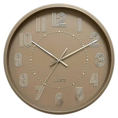 Zdjęcie produktu dla Autronic pr. 41 cm plastové pruhované číslice hnědé (HW4025 BR)