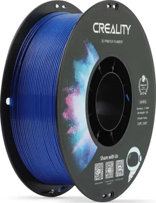 Obrázok produktu pre filament pre 3D tlačiarne, materiál PETG, priemer 1,75 mm, modrý - 1 kg