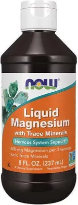 Produktbild von Magnesium mit Spurenelementen 133 mg 237 ml Flüssigkeit Now Foods
