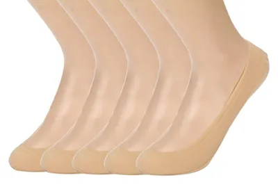 Imagen del producto de Calcetines tobilleros para mujer, 5 pares, calcetines deportivos antideslizantes