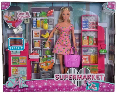 Image de La poupée Steffi dans la décapotable Simba