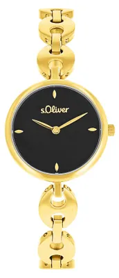 Produktbild von s.Oliver Damen Uhr Armbanduhr Edelstahl gold 2038587