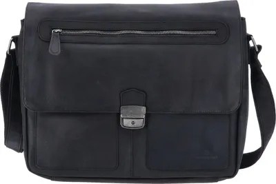 Produktbild von The Skandinavian Brand Leder Business Tasche  black hunter : schwarz-00 Farbsortierung: schwarz-00