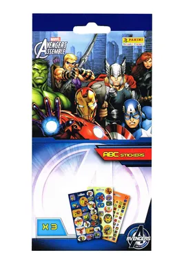Produktbild von Panini Marvel Avengers Sticker Buchstaben 3D Namensschilder ABC