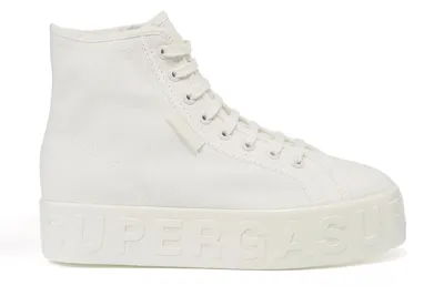 Produktbild von Damen Superga Shiny 3D Lettering Turnschuhe hoch 37