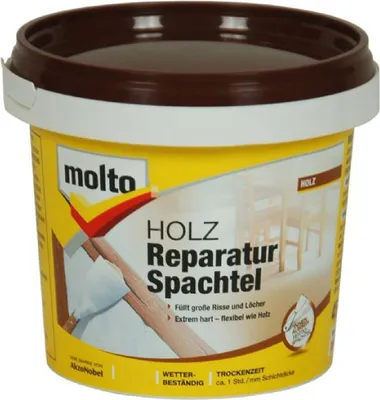 Produktbild von Molto Holz Reparatur Spachtel 1KG Ausbessern Renovieren
