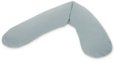 Immagine prodotto di Cuscino per l'allattamento Theraline – L'originale, con fodera in maglia blu nebbia