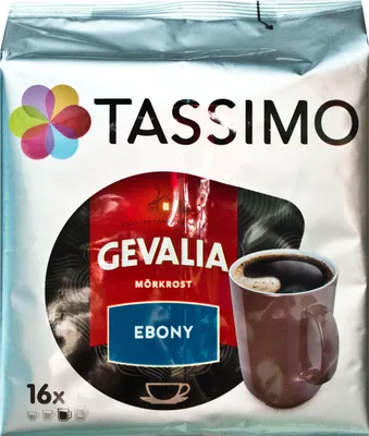 Produktbild von Tassimo® Gevalia Ebony Mörkrost, Kaffee, 16 Kapseln, =16 Getränke