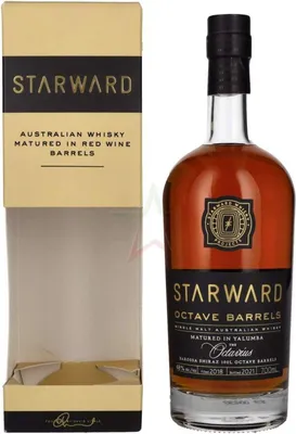 Produktbild von Starward OCTAVE BARRELS Single Malt Australian Whisky 2018 48.0 %  0,70 lt.