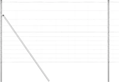 Obrázek produktu pro vidaXL Pozinkovaný plotový sloupek 25 x 1,4 m ocelový