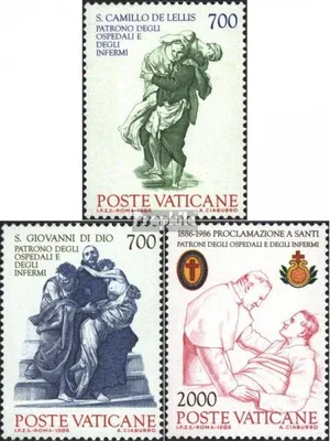 Produktbild von Briefmarken Vatikanstadt 1986 Mi 894-896 (kompl.Ausgabe) gestempelt Schutzpatrone