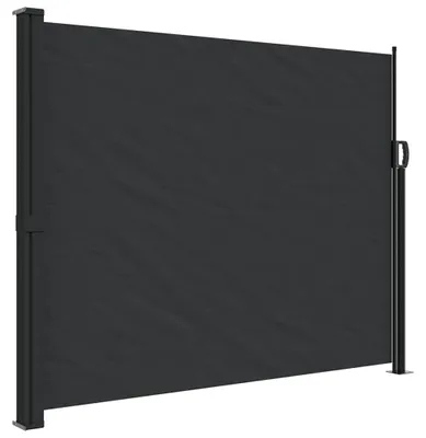 Produktbild von vidaXL Seitenmarkise Ausziehbar Schwarz 160x300 cm