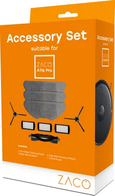 Obrázok produktu pre Originálna sada príslušenstva ZACO pre A11s Pro s filtrom, kefkami a utierkami z mikrovlákna