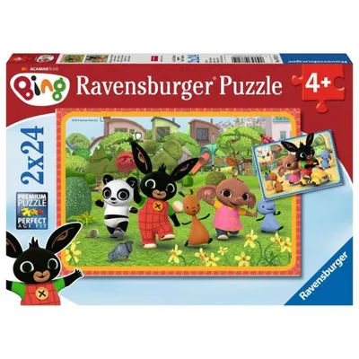 Image de 2 x 24 pièces Ravensburger Kinder Puzzle Bing Bing et ses amis 07821