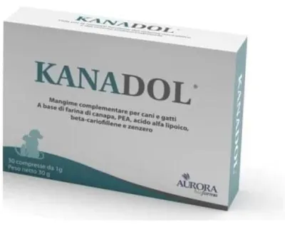 Produktbild von KANADOL Nahrungsergänzungsmittel für Hunde & Katzen zur Unterstützung des Wohlbefindens 30 Tabletten