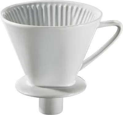 Produktbild von Cilio Kaffeefilter mit Stutzen Gr. 4 weiß 106091 4017166106091