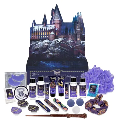 Produktbild von Mad Beauty Harry Potter Adventskalender Bath & Body 24 Pflegeprodukte
