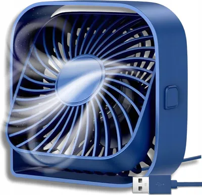 Immagine prodotto di Ventilatore da tavolo USB, mini ventilatore per la scrivania, silenzioso a 360°, 3 modalità