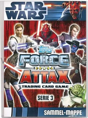 Produktbild von FA3 - Force Attax - SERIE 3 - Sammelmappe OHNE Karten - DEUTSCH - Star Wars