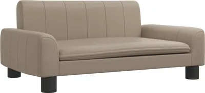 Immagine prodotto di vidaXL Letto per cani cappuccino-marrone 70x45x30 cm in Pelle finta