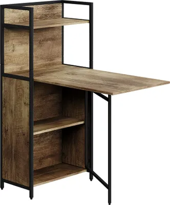 Produktbild von Esstisch Vicco Savio Eiche rustikal 57 x 30 cm mit klappbarer Tischplatte, Model 56378