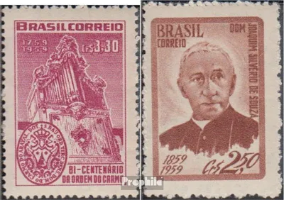 Produktbild von Briefmarken Brasilien 1959 Mi 959,960 (kompl.Ausg.) postfrisch Karmeliterkloster