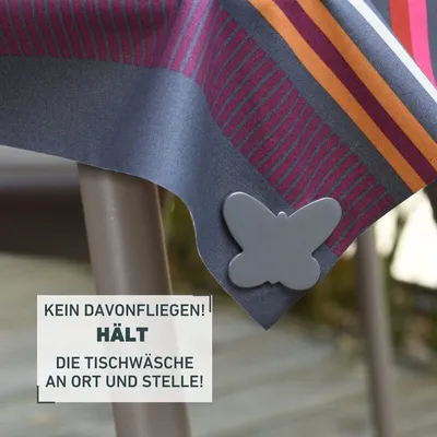 Produktbild von Tischtuchbeschwerer Schmetterling, magnetisch - 4 Stück