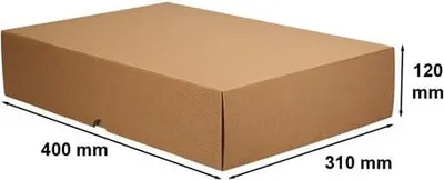 Obrázok produktu pre Dekoratívna darčeková krabička s viečkom 400 x 310 x 120 mm