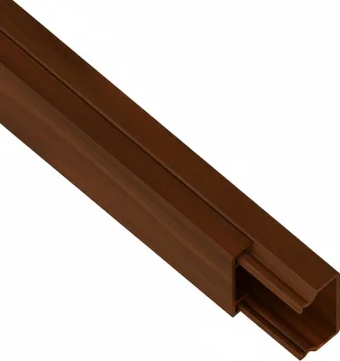 Obrázok produktu pre Káblový žľab 15 x 25 mm MKE tmavé drevo AKS 111486 2m = 1 ks.