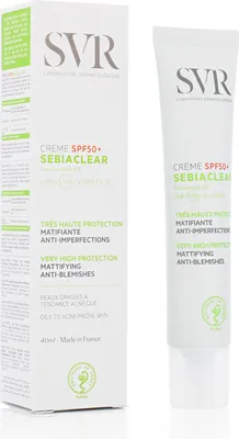 Obrázok produktu pre SVR Sebiaclear krém SPF50+ 40 ml
