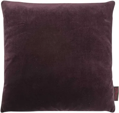Obrázok produktu pre Vankúš Magma 40x40 cm s výplňou z mikrovlákna s velúrovým vzhľadom, vínovo červený