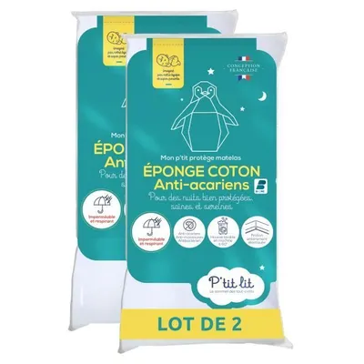 Produktbild von Baby Matratzenschoner, 70x140 cm, Anti-Milben, Wasserdicht, 100% Baumwolle Frottee, Saugfähig,