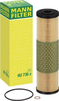 Image de MANN-FILTER filtre à huile HU 736 x