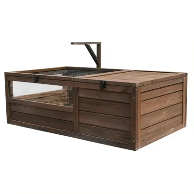 Obrázok produktu pre Výbeh pre korytnačky BF31 Domček pre korytnačky z dreva 97 x 57 x 51 cm odolný voči poveternostným vplyvom