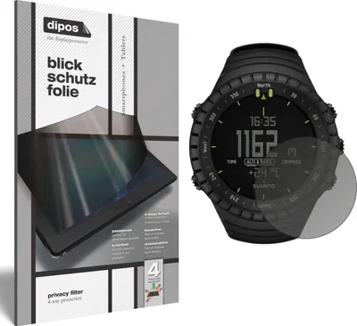 Produktbild von Blickschutzfolie für Suunto Core matt Schutzfolie Folie Display Schutz dipos
