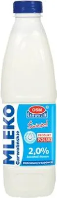 Zdjęcie produktu dla Mleko Garwolińskie 2% - Świeże, Pasteryzowane 1L