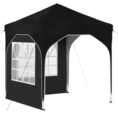 Image de Tente de fête pop-up 192 x 192 x 245 cm Noir
