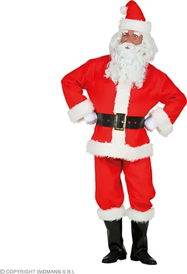 Produktbild von Kostüm Weihnachtsmann Gr. XXL/XXXL, Mantel, Hose, Gürtel, Mütze