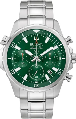 Produktbild von Bulova 96B396 Marine Star Herrenuhr Quarz smaragdgrün