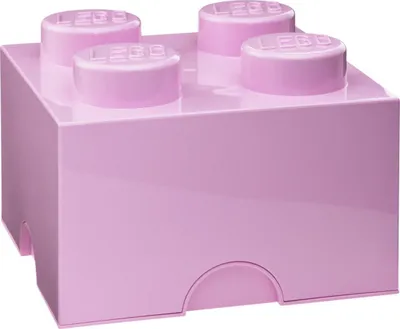 Produktbild von LEGO Storage Brick 4Light Purple, Spielzeug-Aufbewahrungsbox, Violett, Freistehend, Einfarbig, Rechteckig, Polypropylen (PP)