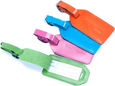 Immagine prodotto di Travelite ACCESSORI Etichette per valigie in pelle, assortimento moda