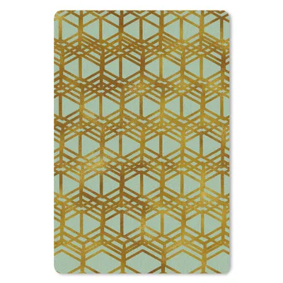 Produktbild von MuchoWow® Mauspad Mousepad Muster - Luxus - Grün - Linien 40x60 cm - Mousepads - Maus Mat - Pad - Mausunterlage - Schreibtisch Accesoire