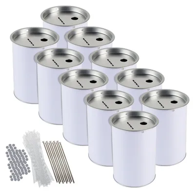 Zdjęcie produktu dla HMF 46000-07 Puszka na datki, 10 sztuk, puszka na datki, pudełko na datki, 14,5 x 10 cm, jasnoszary