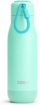 Obrázek produktu pro Termoska, 0,5 l, nerezová ocel/polypropylen, bez BPA, zelená - Zoku | Hydratace