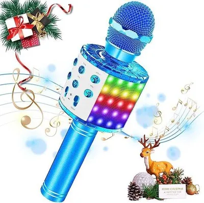 Zdjęcie produktu dla Mikrofon dla dzieci do karaoke, dynamiczny, dla chłopców i dziewczynek od 4 roku życia